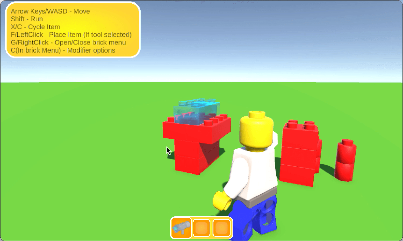 the application in action